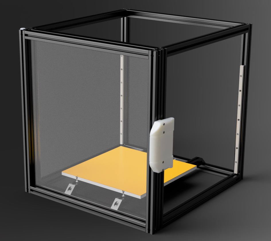 LDO Motors Voron V2 Clicky-Clack Fridge Door Kit - Cast Acrylic Panel & Hardware