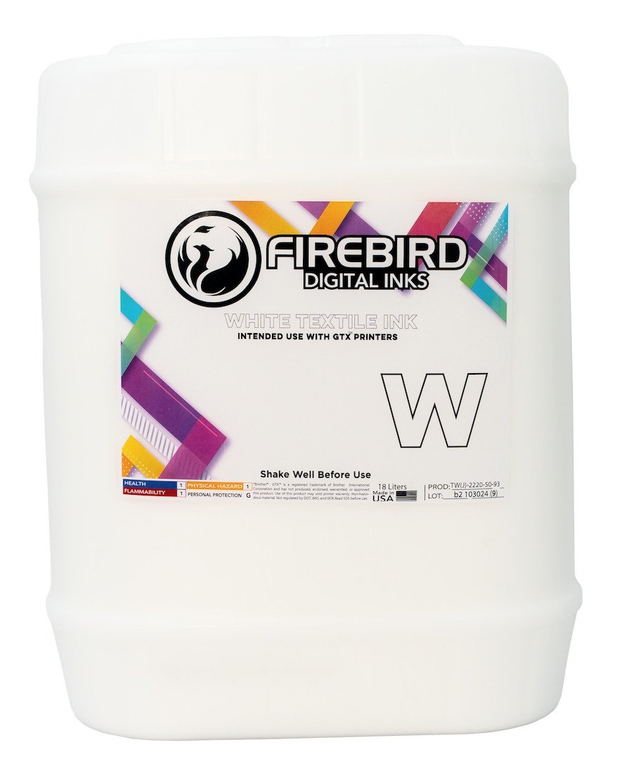 Firebird Ink - DTG Ink Compatible with Brother GTX Pro B