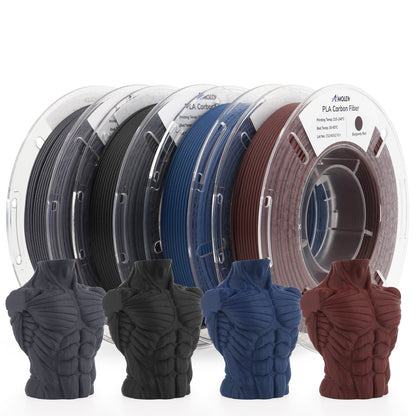 Amolen - PLA Carbon Fiber Variety Pack (4x200g) - 1.75MM