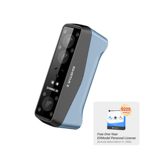 EINSTAR 2 Wireless 3D Scanner | Dual Blue Laser & Infrared HD Scanning