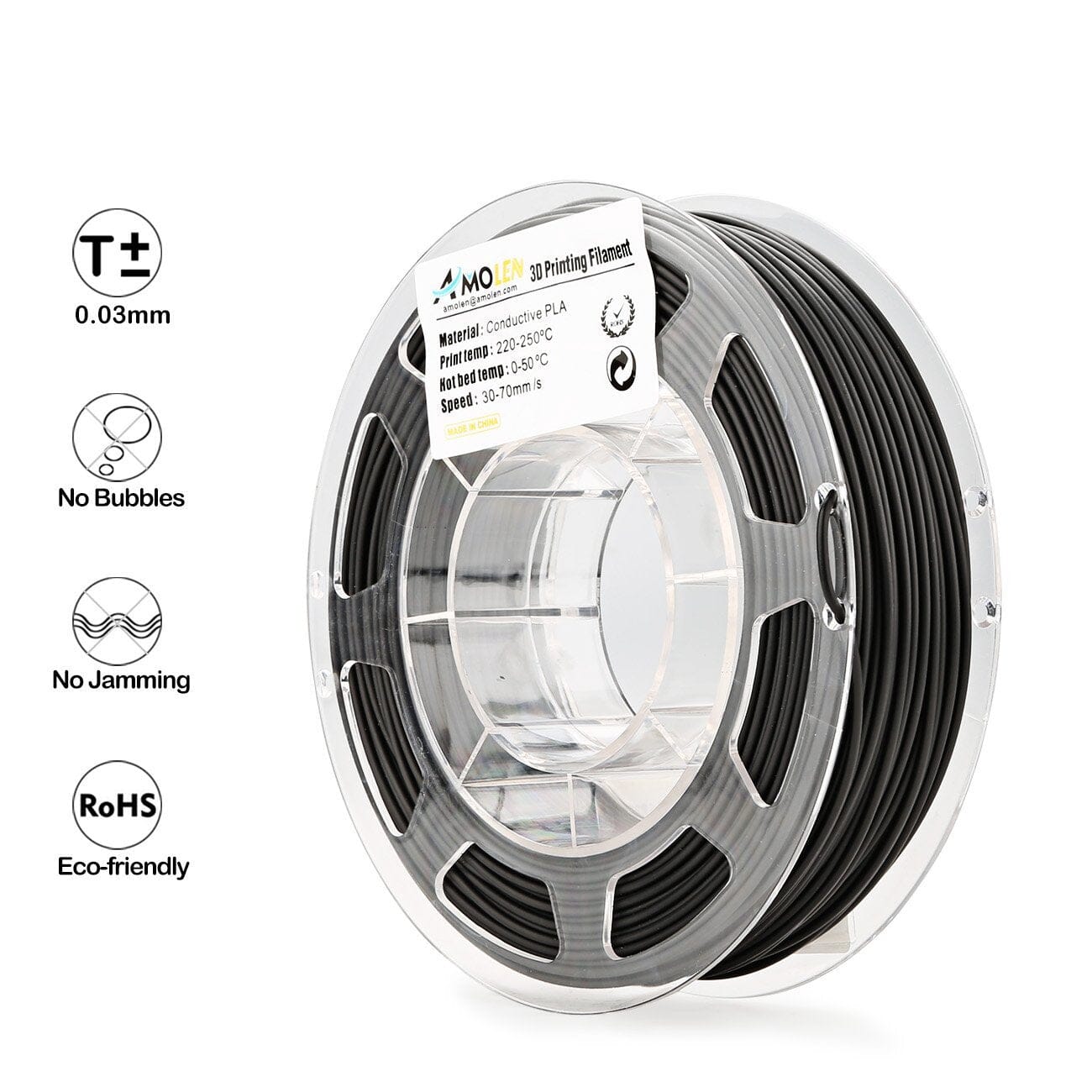 Amolen - PLA Conductive 1.75mm, 200g