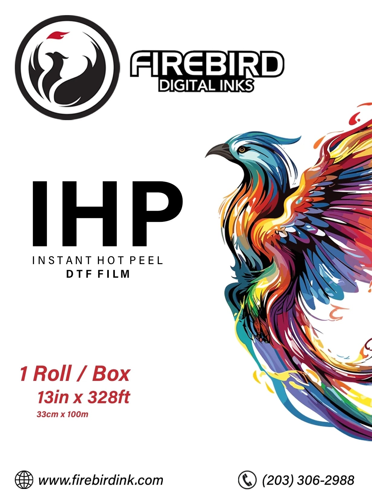 Firebird Ink - DTF Rolls - IHP Instant Hot Peel