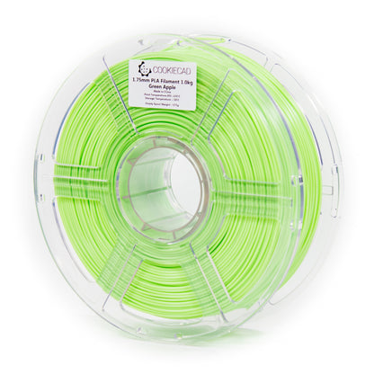 Cookiecad - Green Apple PLA Filament | Vibrant Bright Green 1.75mm (1kg)