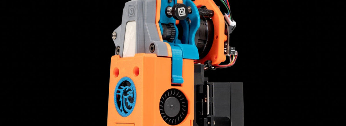 LDO Motors Jabberwocky Toolhead with Filament Cutter & Extruder for 3D Printers