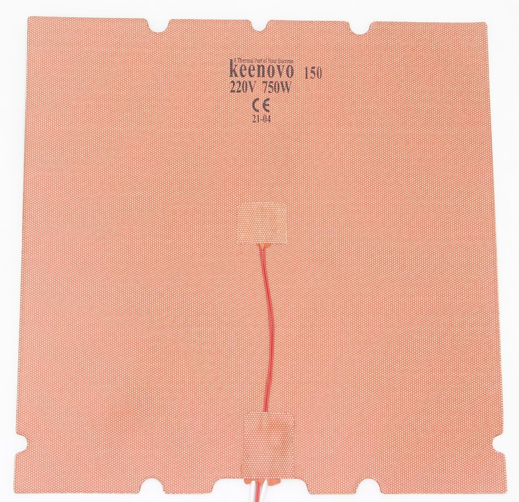 Keenovo Fermio-Style Silicone Heater Pad with 150°C Thermal Fuse for Voron 3D Printers
