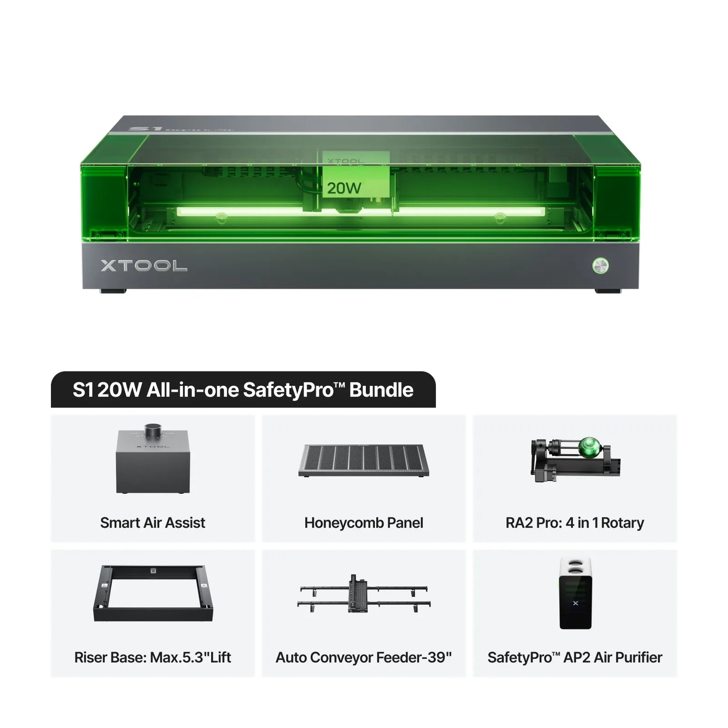 xTool - S1 Enclosed Diode Laser Cutter