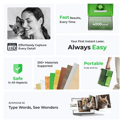 xTool - F1 Fast and Portable Laser Engraver