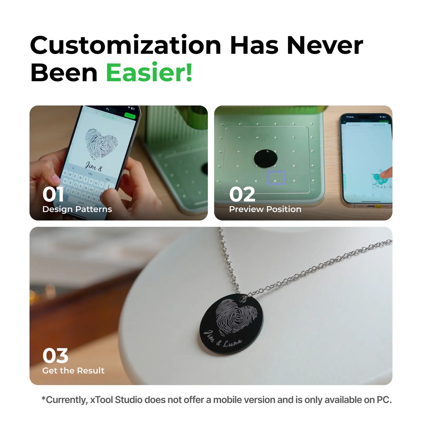 xTool - F1 Fast and Portable Laser Engraver