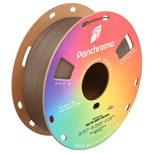 Panchroma" Matte (Formerly PolyTerra) PLA 3D Printer Filament 1KG 1.75mm