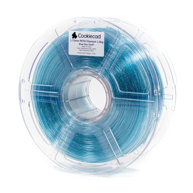 Cookiecad - PETG Blue Star Stuff PETG Filament 1.75mm, 1kg