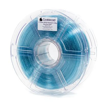Cookiecad - PETG Blue Star Stuff PETG Filament 1.75mm, 1kg