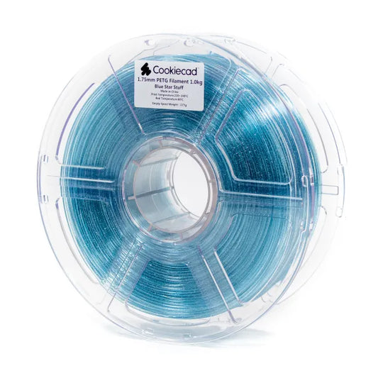Cookiecad - PETG Blue Star Stuff PETG Filament 1.75mm, 1kg