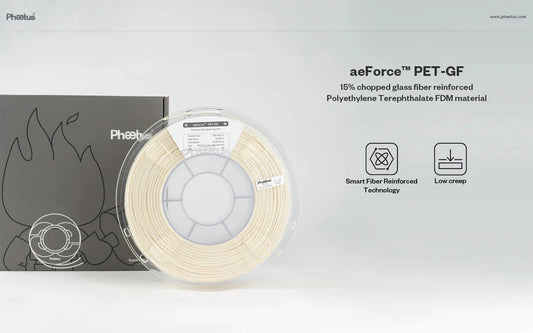 Phaetus aeForce™ PET-GF Glass-Filled Industrial 3D Printer Filament | 1.75mm 1KG