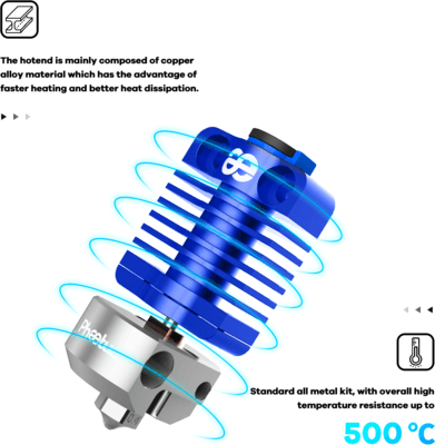 Phaetus Dragonfly Hotend BMS (All-Metal / Copper Alloy)