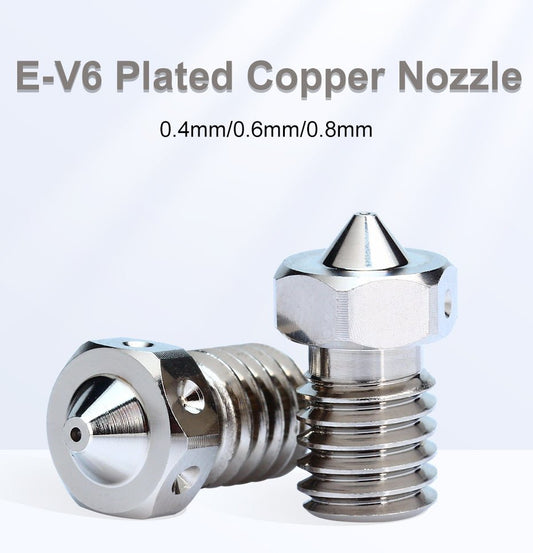 TriangleLab Plated Copper V6 Nozzle (0.4mm, 0.6mm, 0.8mm)