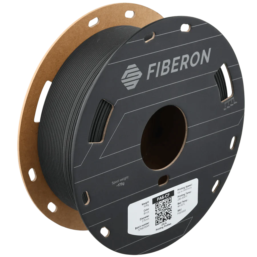 Fiberon™ PA6-CF20 Carbon Fiber Nylon Filament | Engineering Grade