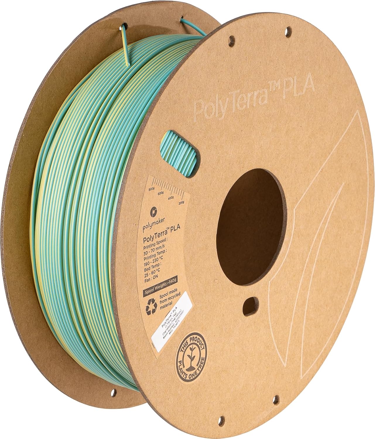 Polymaker - Panchroma Dual Matte PLA 3D Printer Filament 1KG 1.75mm