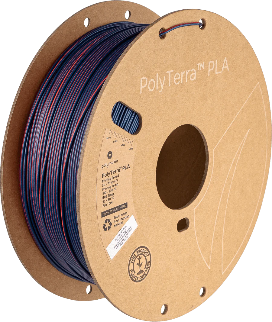 Polymaker - Panchroma Dual Matte PLA 3D Printer Filament 1KG 1.75mm