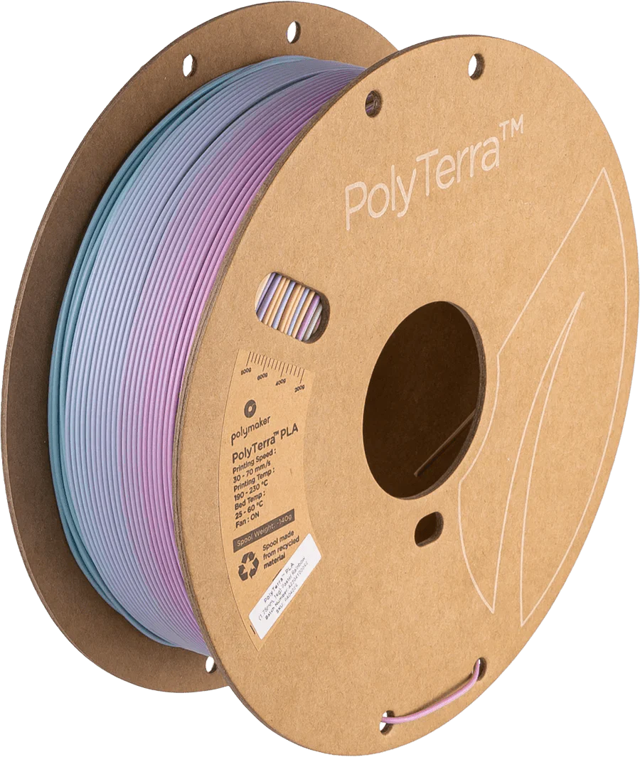 Polymaker - Panchroma - Gradient Rainbow PLA 3D Printer Filament 1KG 1.75mm
