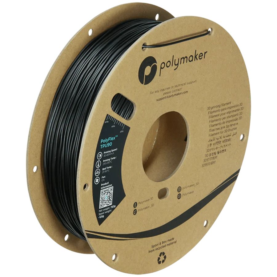 Polymaker - PolyFlex TPU90 Flexible Filament – 1.75mm (0.75kg)