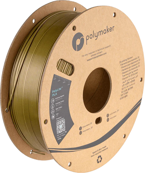 Polymaker - PolyLite - Silk PLA 3D Printer Filament 1KG 1.75mm