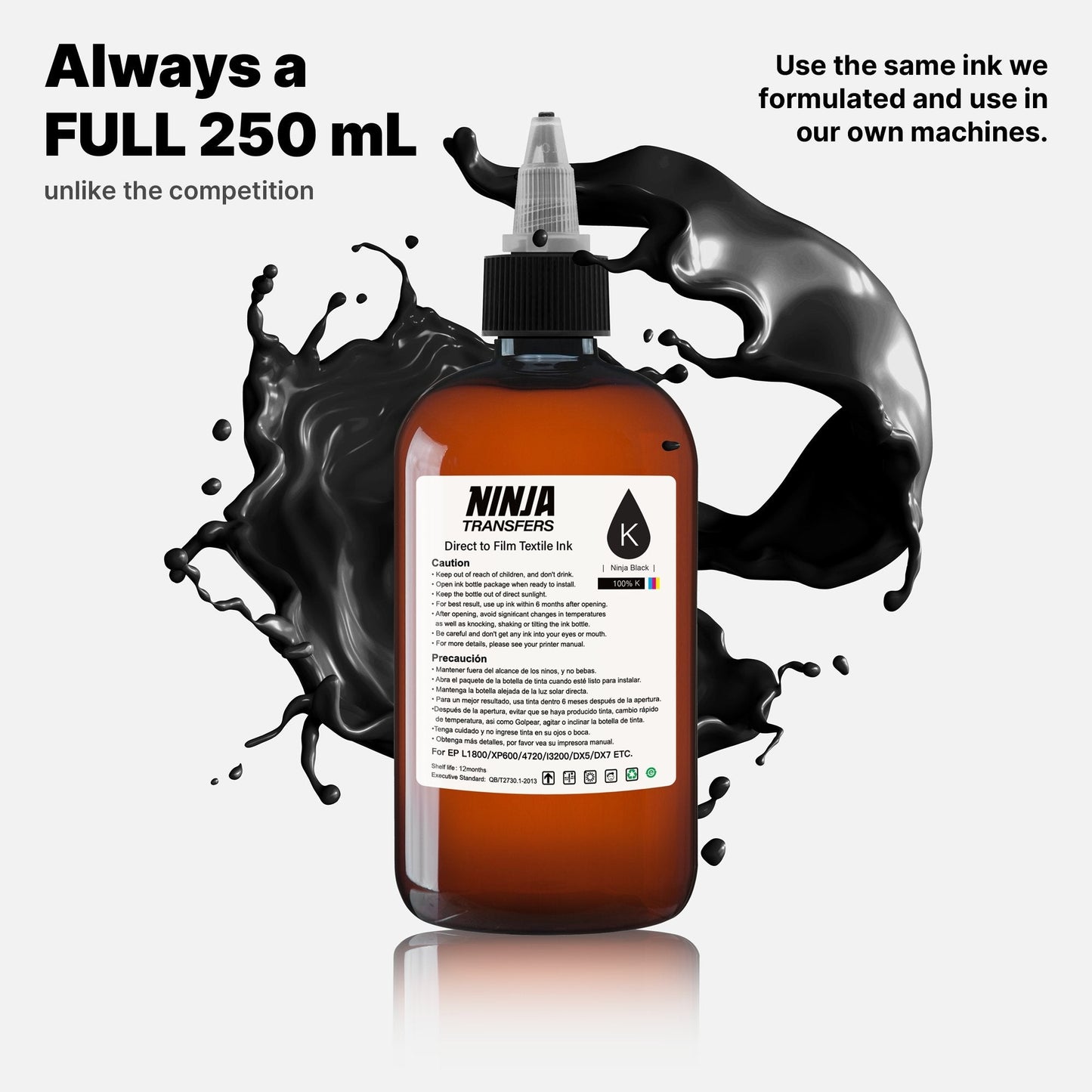 Ninja Transfers - Premium DTF Ink 250mL