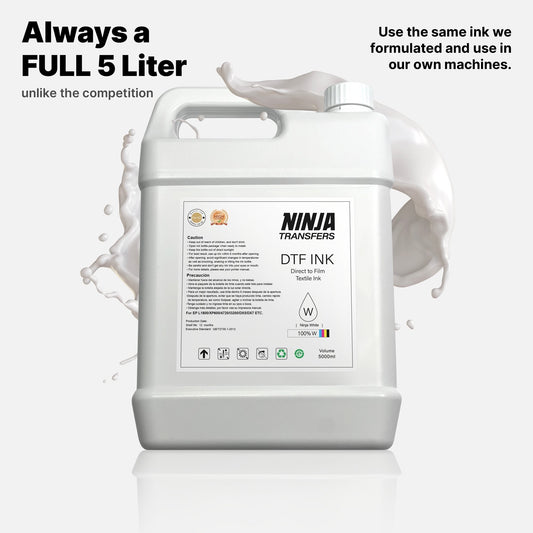 Ninja Transfers - Premium DTF Ink 5 Liters