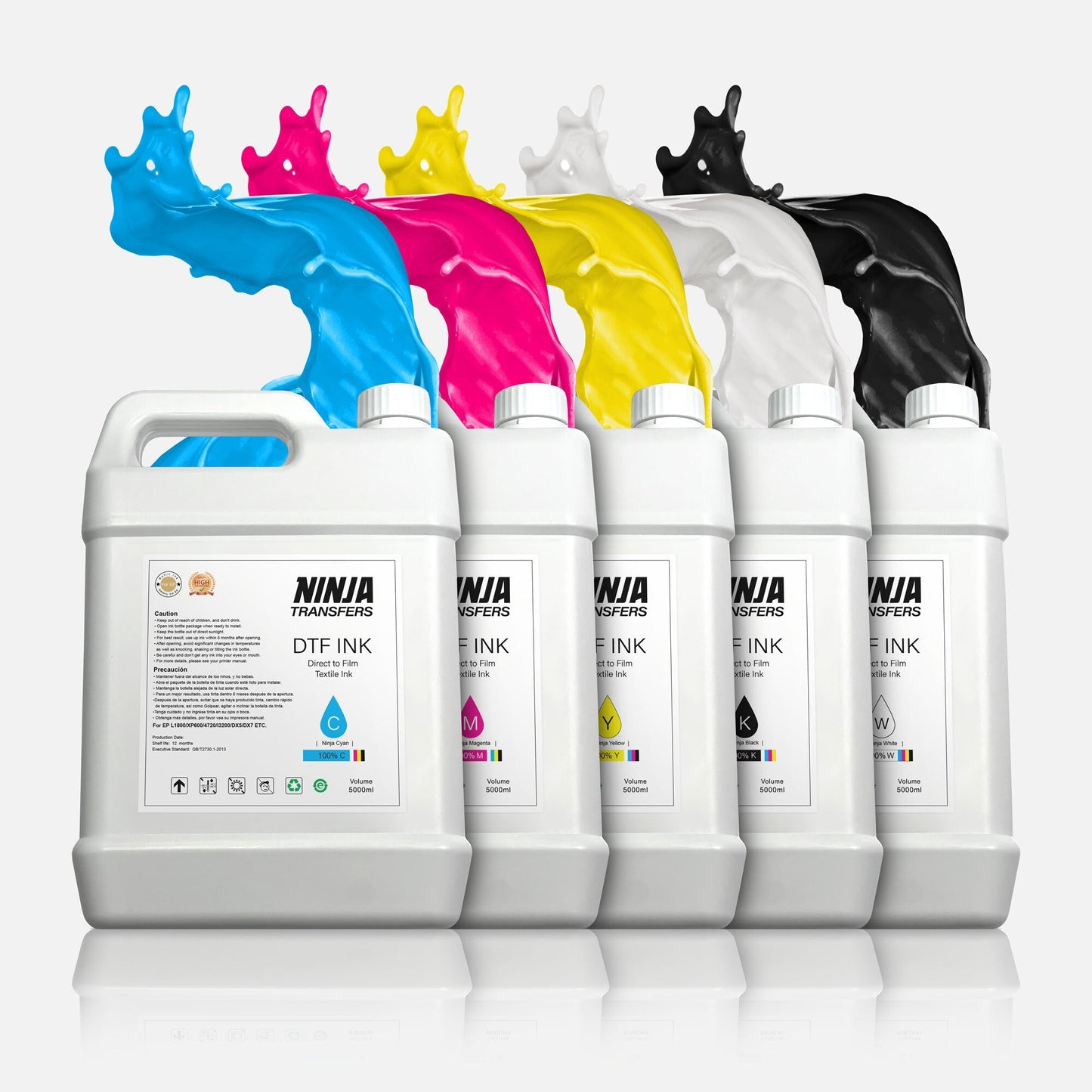 Ninja Transfers - Premium DTF Ink 5 Liters