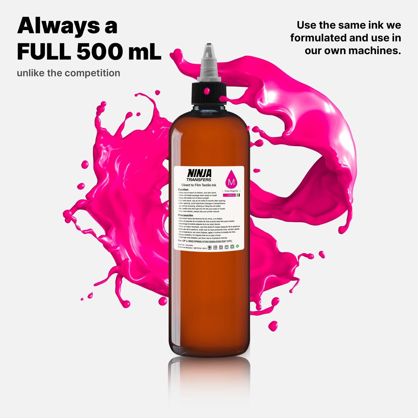 Ninja Transfers - Premium DTF Ink 500mL