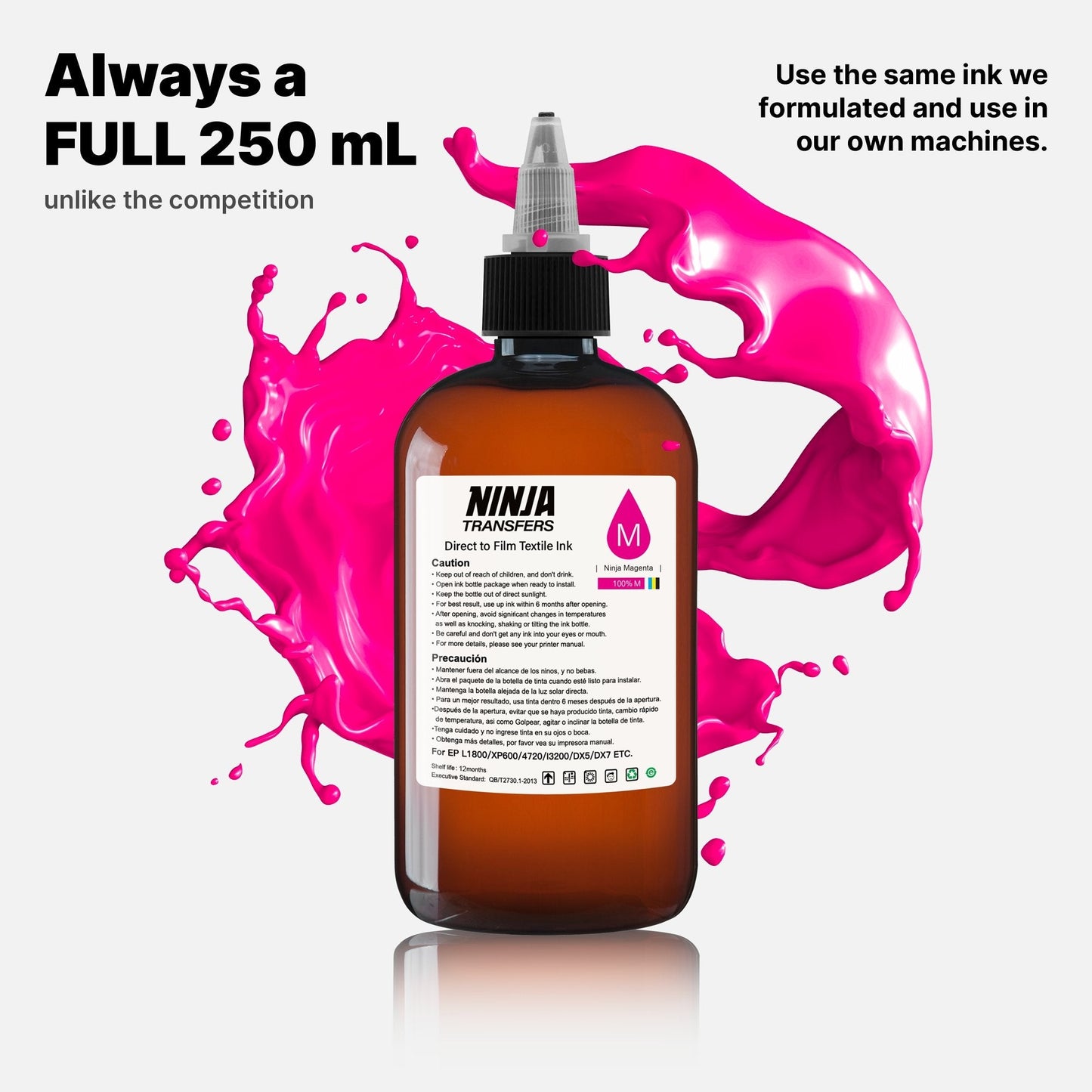 Ninja Transfers - Premium DTF Magenta Ink