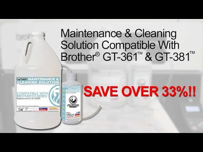 Firebird Ink - Maintenance & Cleaning Solution Compatible With Brother GT-361 & GT-381