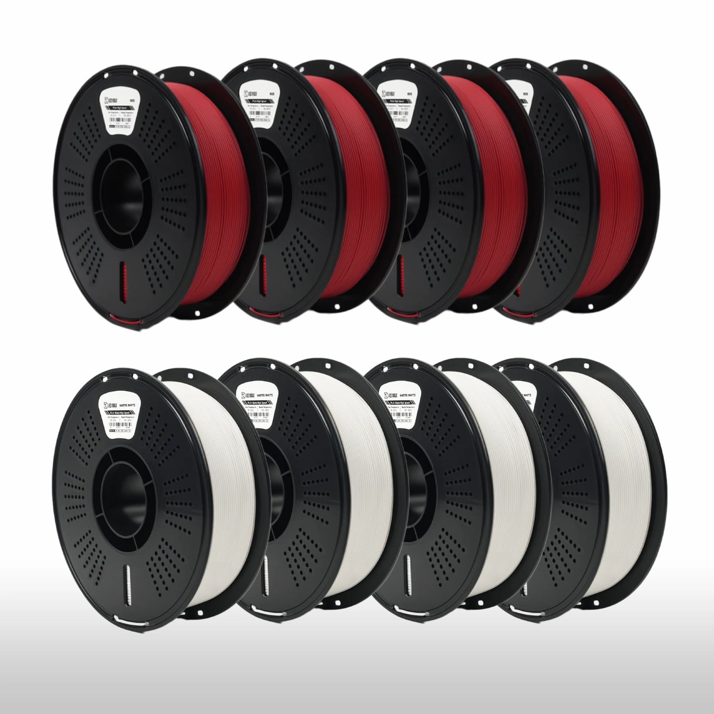 8 x 1kg - Two Color - High Speed PLA Pack (IIID Max & Fremover)