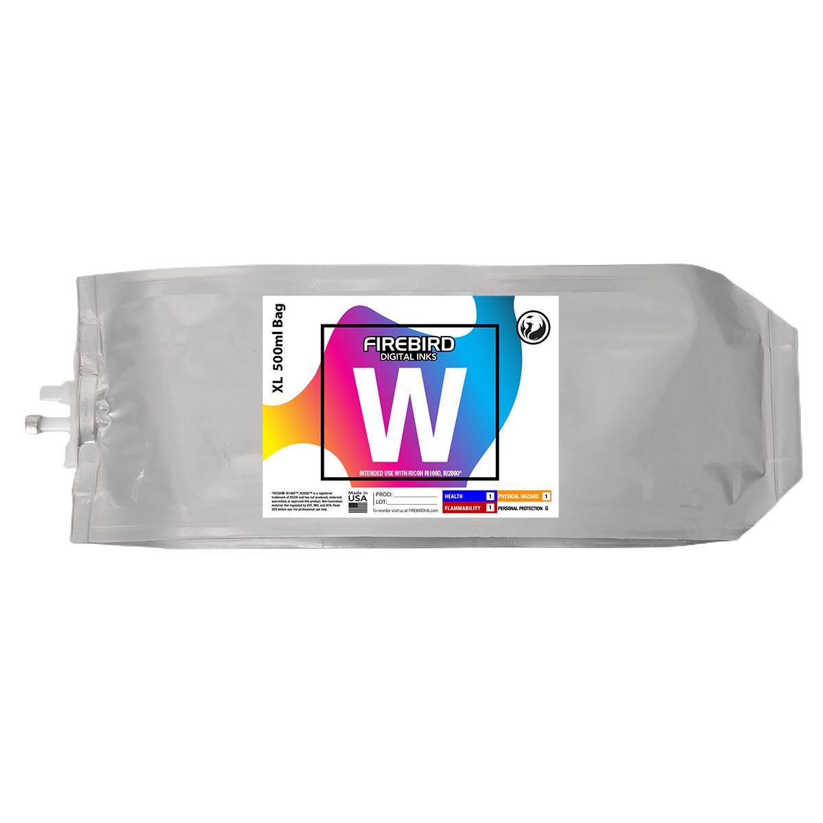 Firebird Ink - Ink Replacement Bags for Ricoh Ri 1000 and Ri 2000