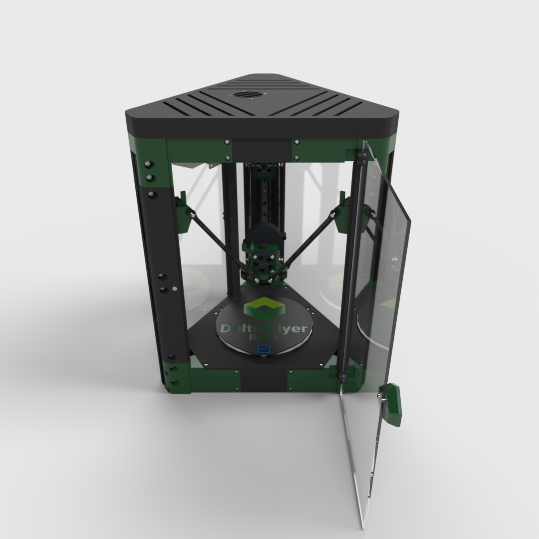 Rolohaun Delta Flyer DIY 3D Printer Kit | Compact Delta Build