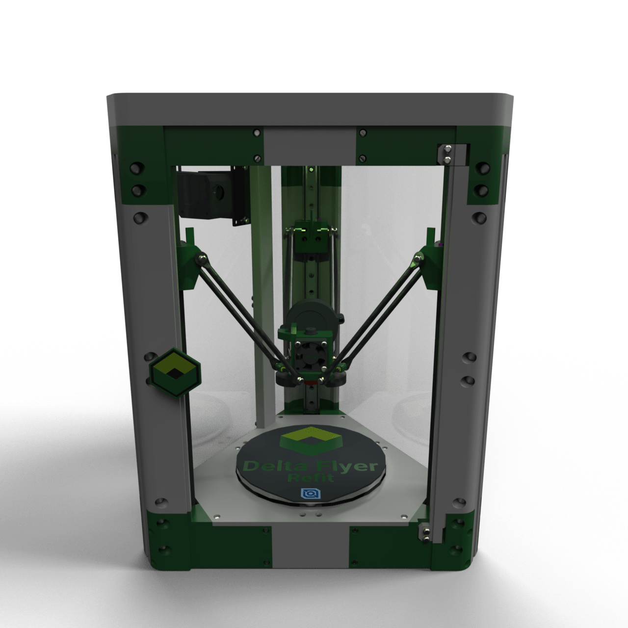 Rolohaun Delta Flyer DIY 3D Printer Kit | Compact Delta Build