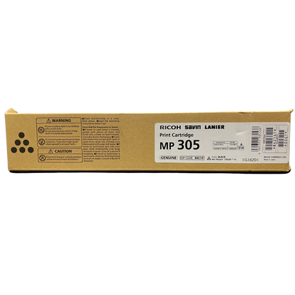 Black Ricoh 842141 MP 305+ Genuine Toner Cartridge