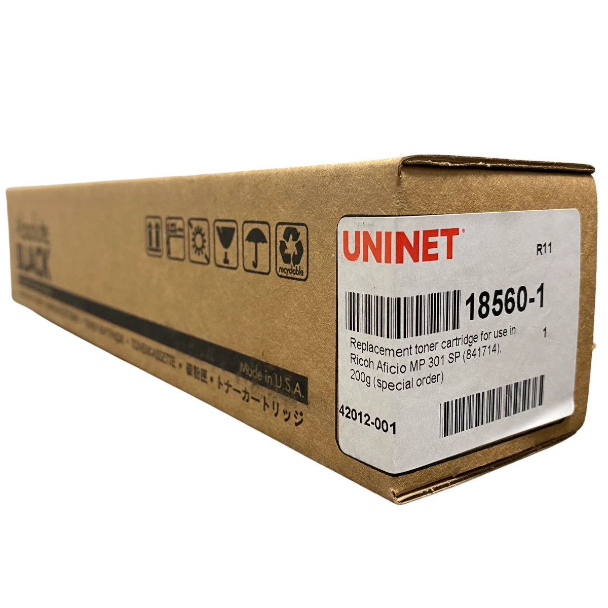 Black Generic Ricoh Aficio MP 301 Toner (841714 / 841767)