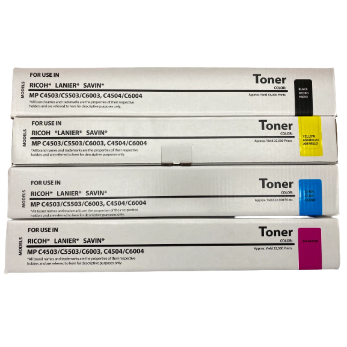 Ricoh MP C2503 Toner Color Set (841918 841919 841920 841921)