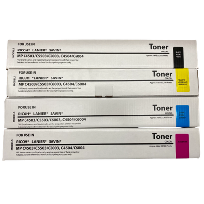 Ricoh MP C2503 Toner Color Set (841918 841919 841920 841921)