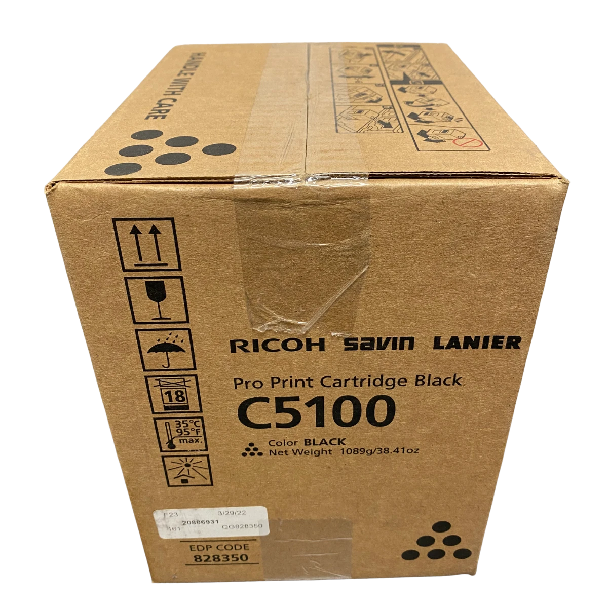 Black Ricoh C5100s Toner Cartridge (828350) Genuine