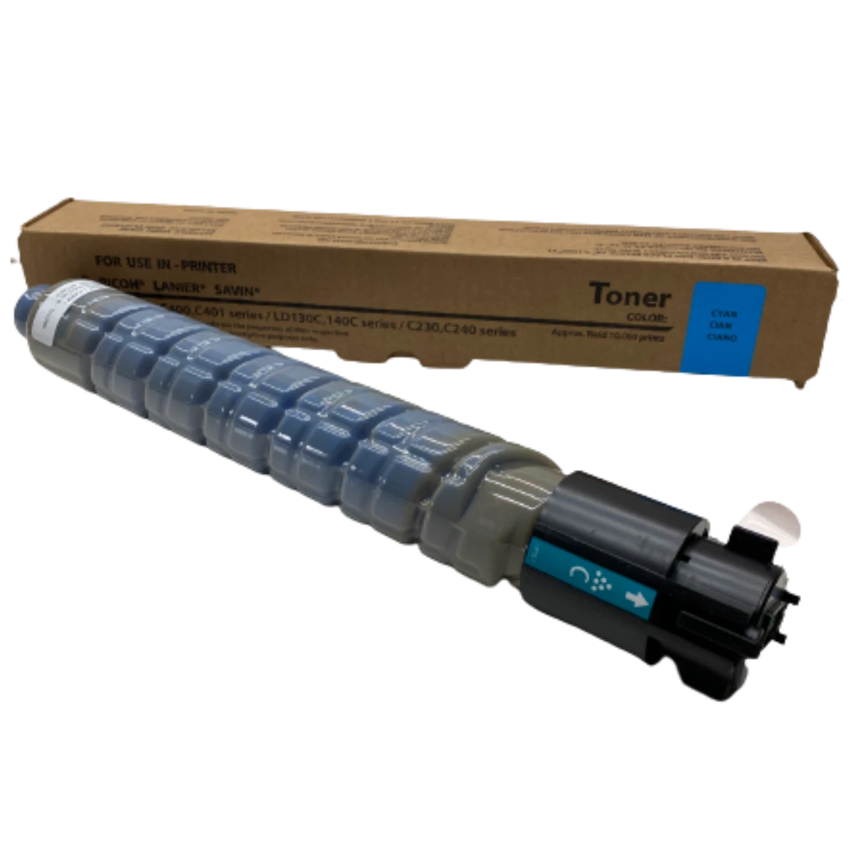 Cyan Generic Ricoh MP C300 Toner Cartridge (841725) - Made in Japan/USA