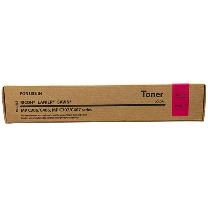 Magenta Generic Ricoh 842093 MP C307 Toner Cartridge - Made in Japan/USA