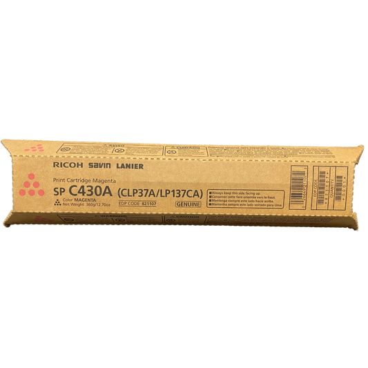 Magenta Ricoh C430A Toner Cartridge Genuine (821107)