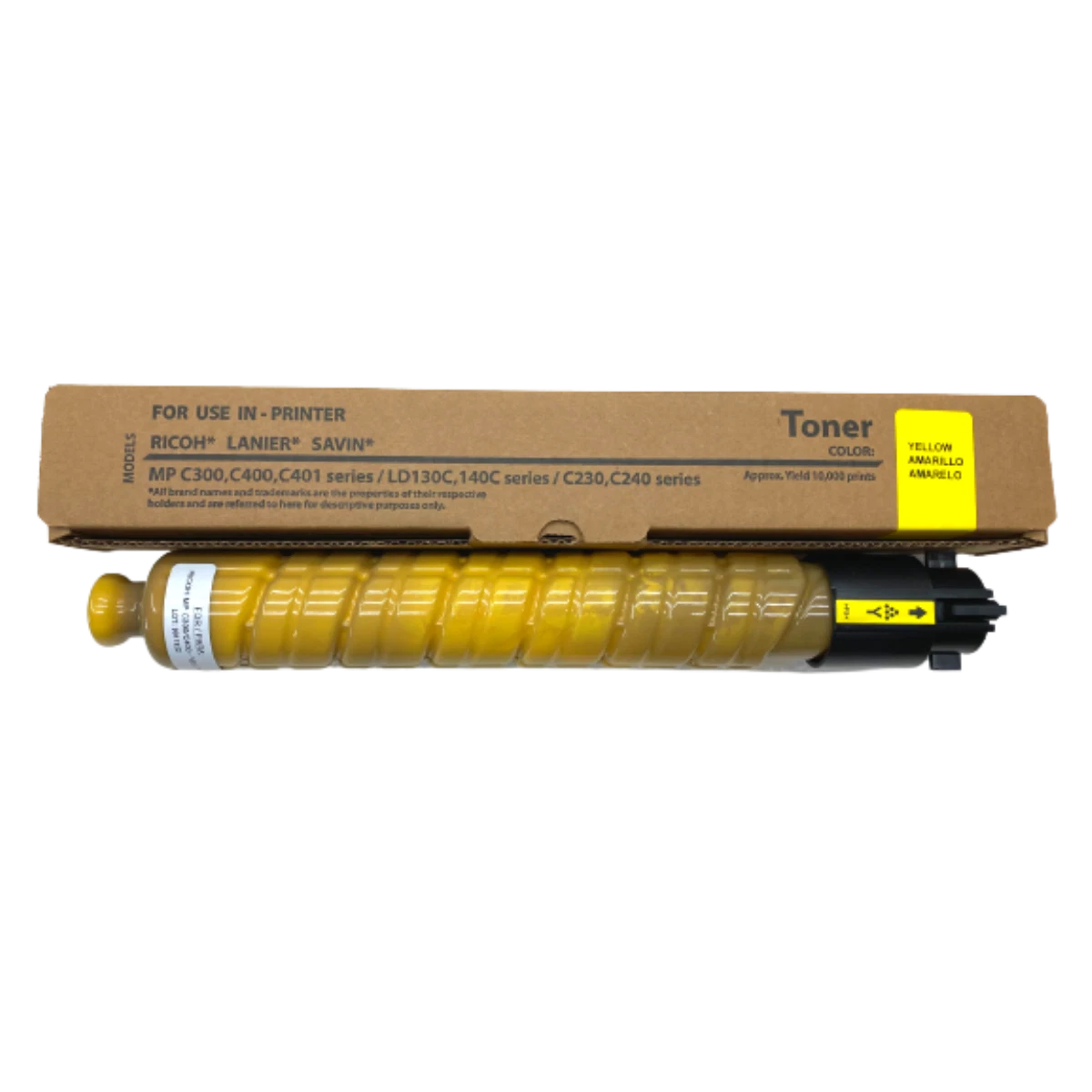 Yellow Generic Ricoh Aficio MP C300 Toner Cartridge (841727) - Made in Japan/USA