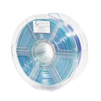 Cookiecad - SILK Mermaid Tri-Color Gradient PLA Filament (1.75mm, 1kg)