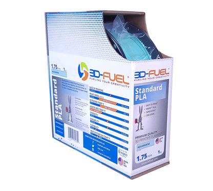 3D Fuel - Standard PLA+, Aquamarine, 1.75mm