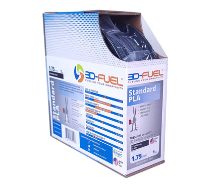 3D-Fuel - Standard PLA+ 3D Printer Filament, Castle Gray | 1.75mm, 1kg