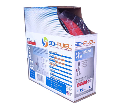 3D Fuel - Standard PLA+, Fire Engine Red, 1.75mm