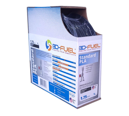 3D Fuel - Standard PLA+, Midnight Black, 1.75mm
