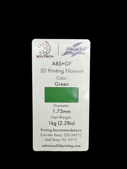 Advanced 3D Printing ABS+GF10 10% Glass Fiber Reinforced Filament (1kg)